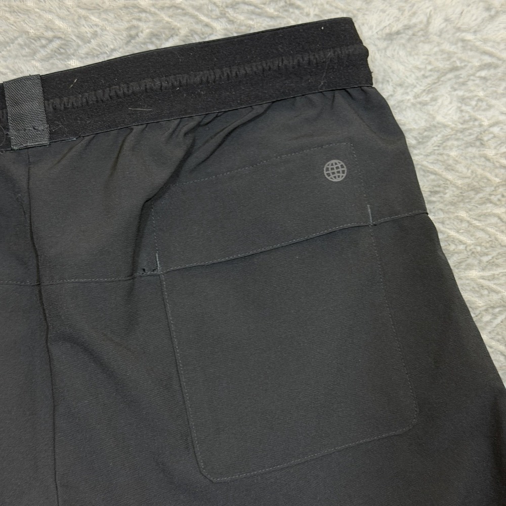 Adidas Terrex Pants Mens Medium Black Woven Track Hiking Outdoor Elastic Waist - Picture 13 of 15